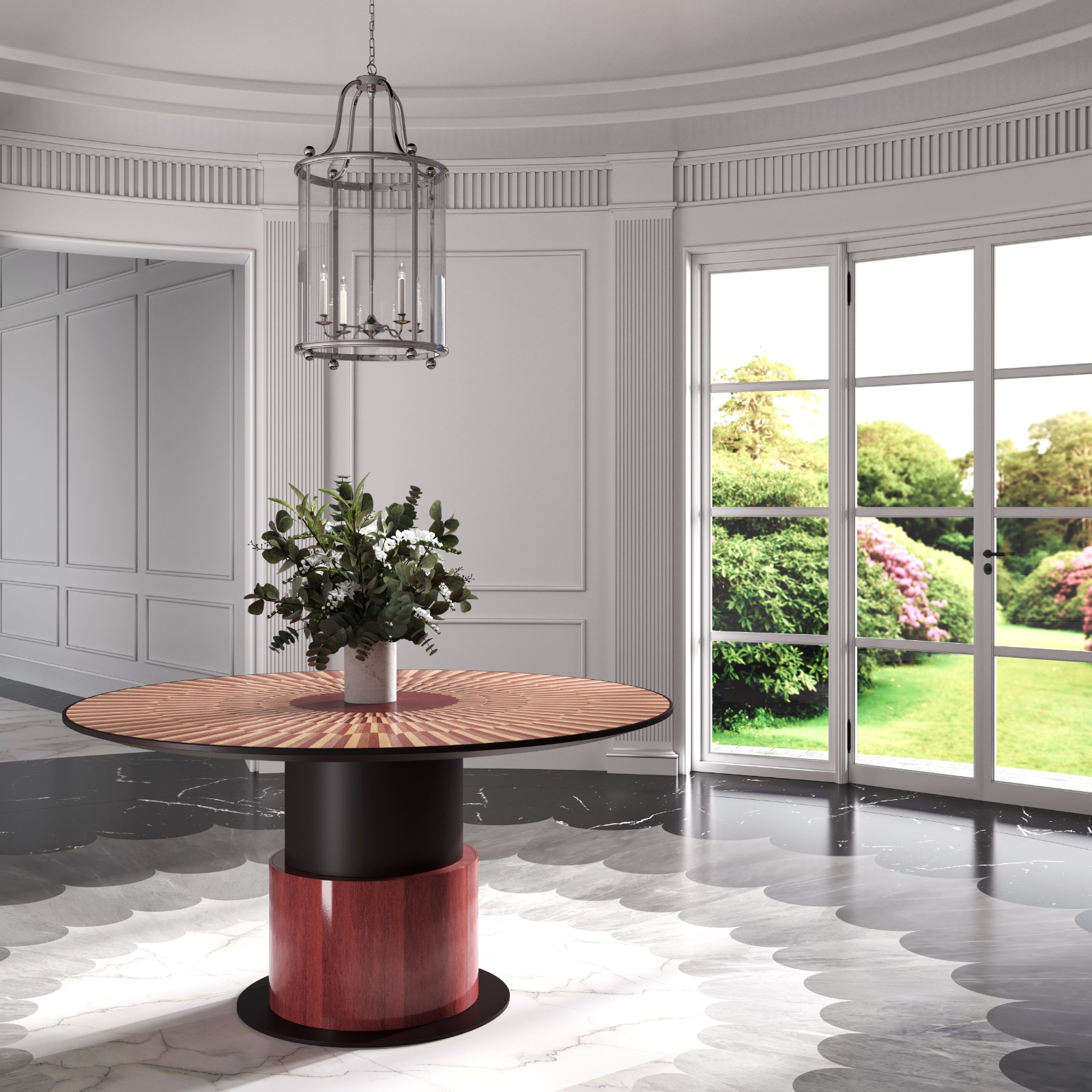 Delicate Inlays, Light Woods and Luminous Atmospheres